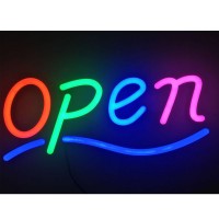 Injection Backlit Flash 3d Open Led Neon Sign